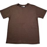 Paolo Pecora T-Shirt Girocollo Tinta Unita per Bambino PP4222 MARRONE PAOLO PECORA 
