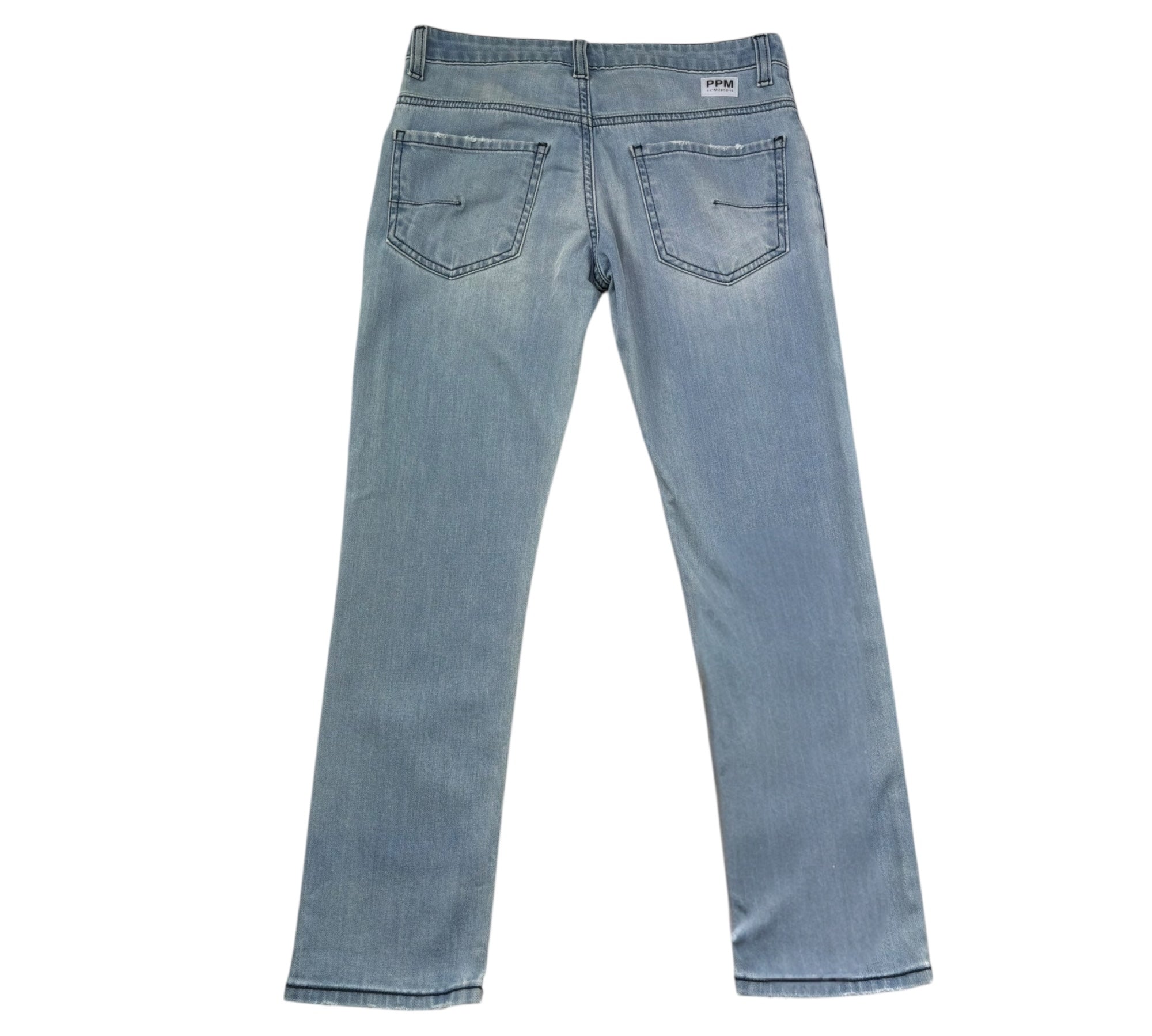 Paolo Pecora Jeans Tinta Unita con 5 Tasche per Bambino PP4261 AZZURRO PAOLO PECORA 