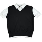 Paolo Pecora Polo Mezza Manica con Finto Gilet per Bambino PP4271 NERO PAOLO PECORA 