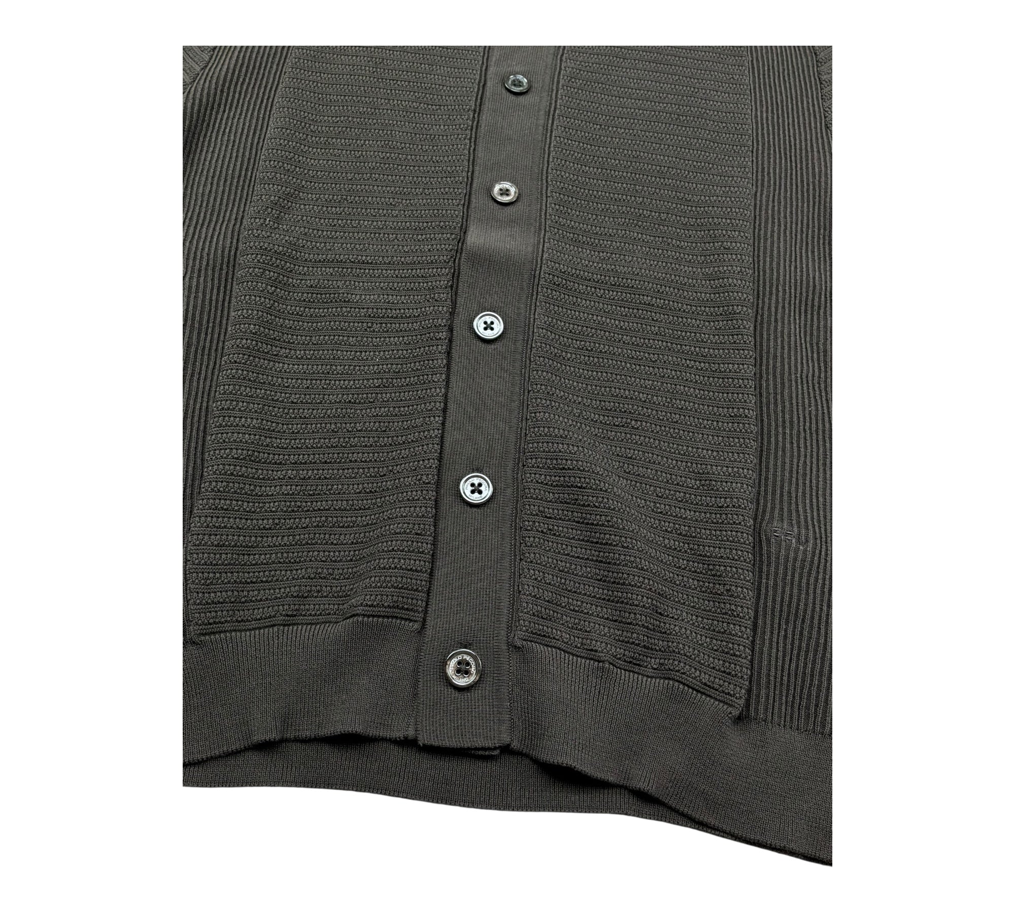 Paolo Pecora Camicia Mezza Manica Tinta Unita Traforato per Bambino PP4276 MARRONE PAOLO PECORA 
