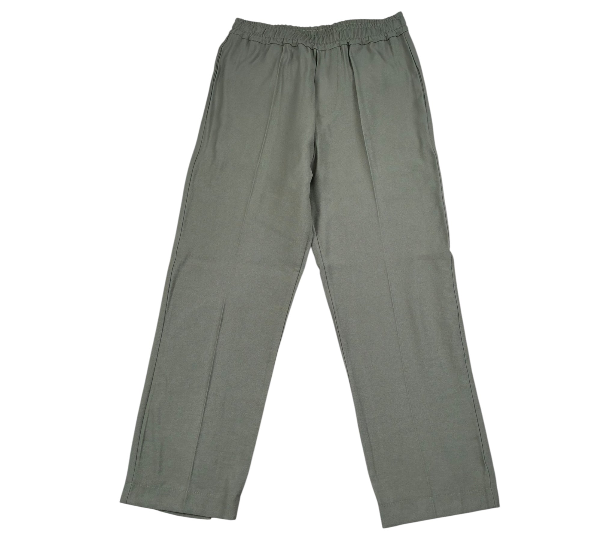 Paolo Pecora Pantalone Tinta Unita con Elastico In Vita per Bambino PP4305 VERDE PAOLO PECORA 