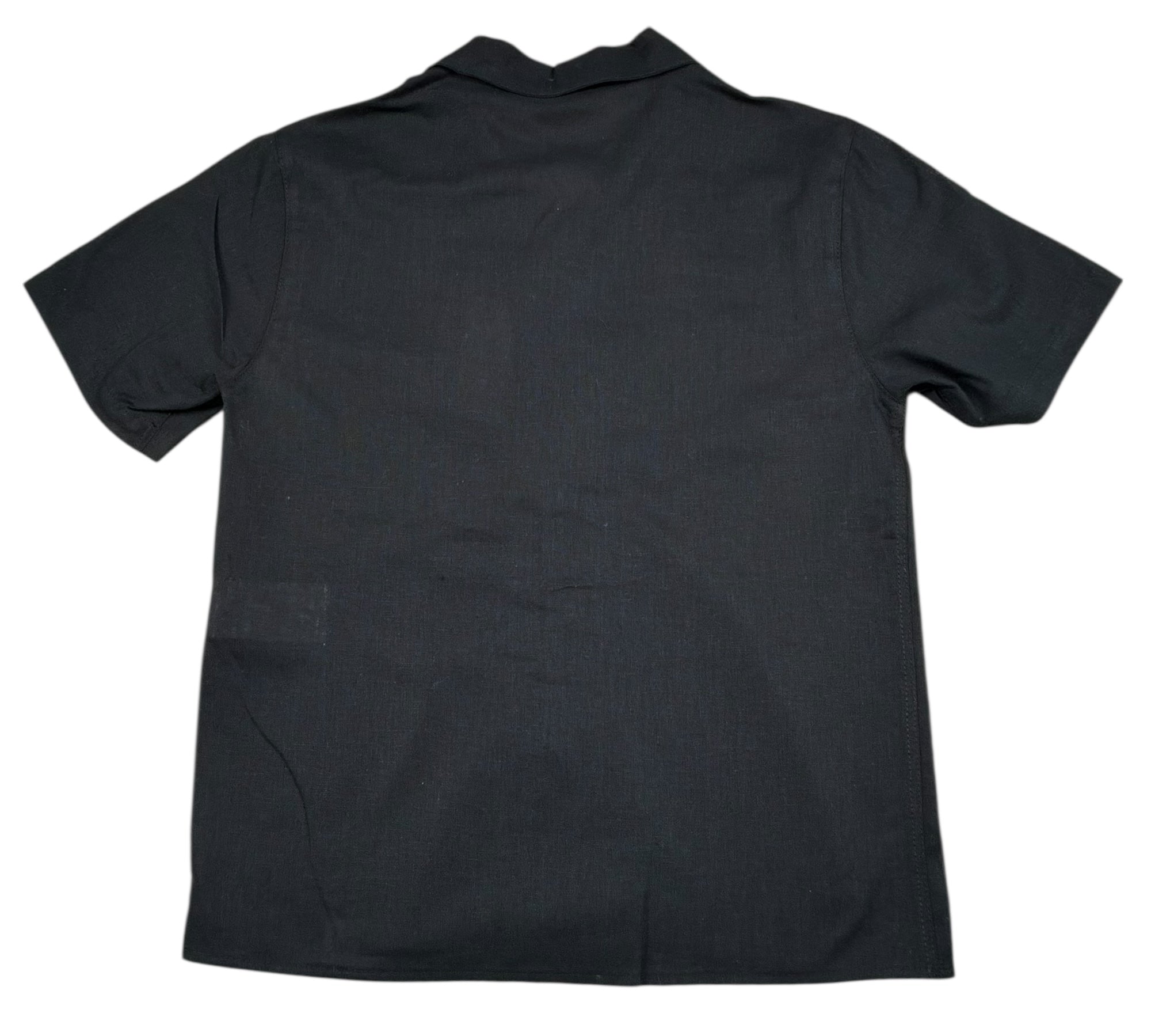 Paolo Pecora Camicia Mezza Manica Tinta Unita per Bambino PP4340 NERO PAOLO PECORA 