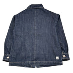 Paolo Pecora Camicia In Denim Tinta Unita Manica Lunga per Bambino PP4371 BLU PAOLO PECORA 
