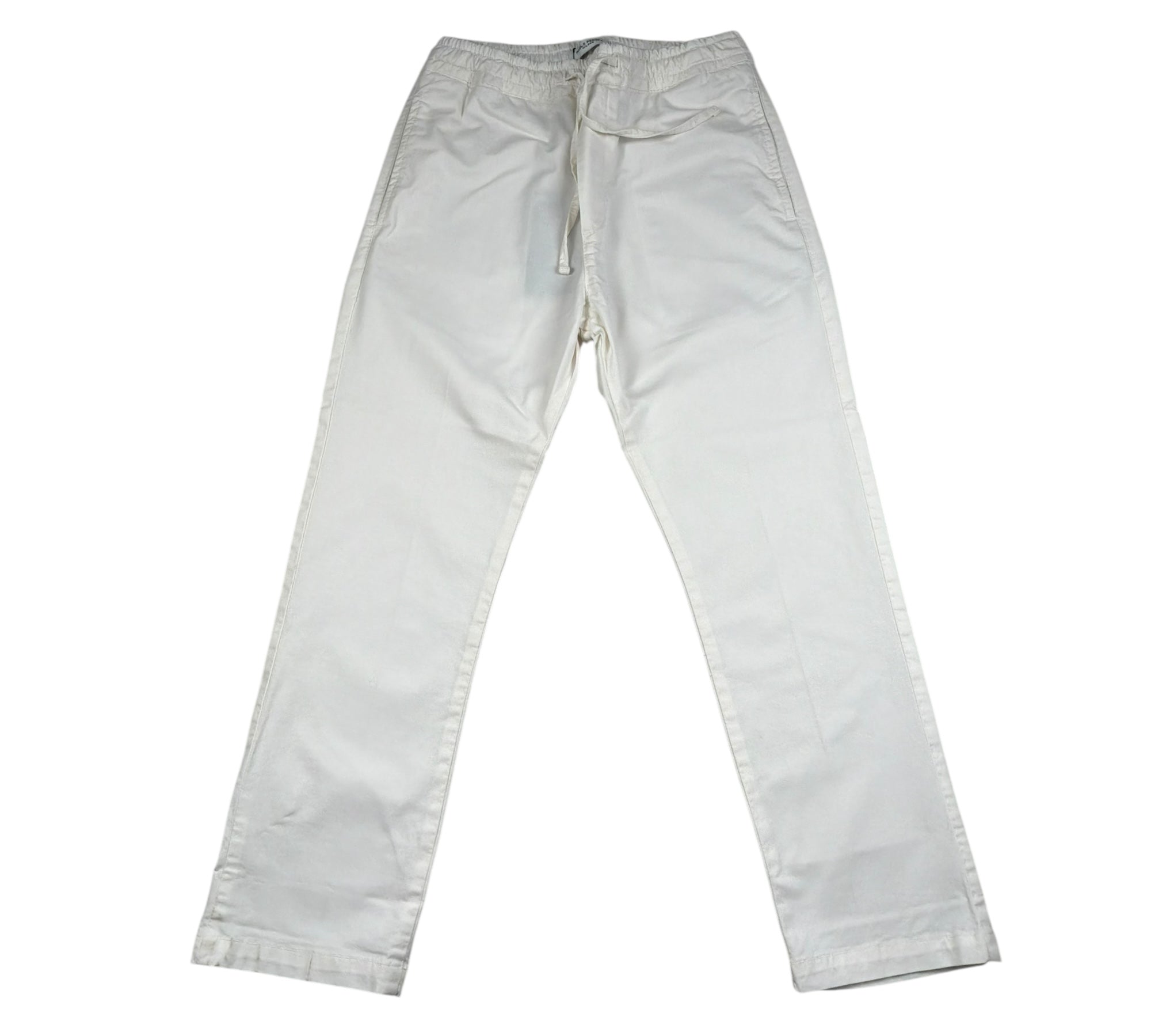 Paolo Pecora Pantalone Tinta Unita con Elastico In Vita per Bambino PP4384 PANNA PAOLO PECORA 