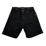 Patriot Bermuda In Denim Tinta Unita con Girovita Regolabile per Bambino PBC1429 NERO PATRIOT 
