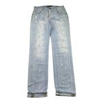 Patriot Jeans Tinta Unita con Strappi per Bambino PJ5S2SPBK39 AZZURRO PATRIOT 