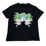 Patriot T-Shirt Girocollo Tinta Unita con Stampa In Contrasto per Neonato PTS003 NERO PATRIOT 
