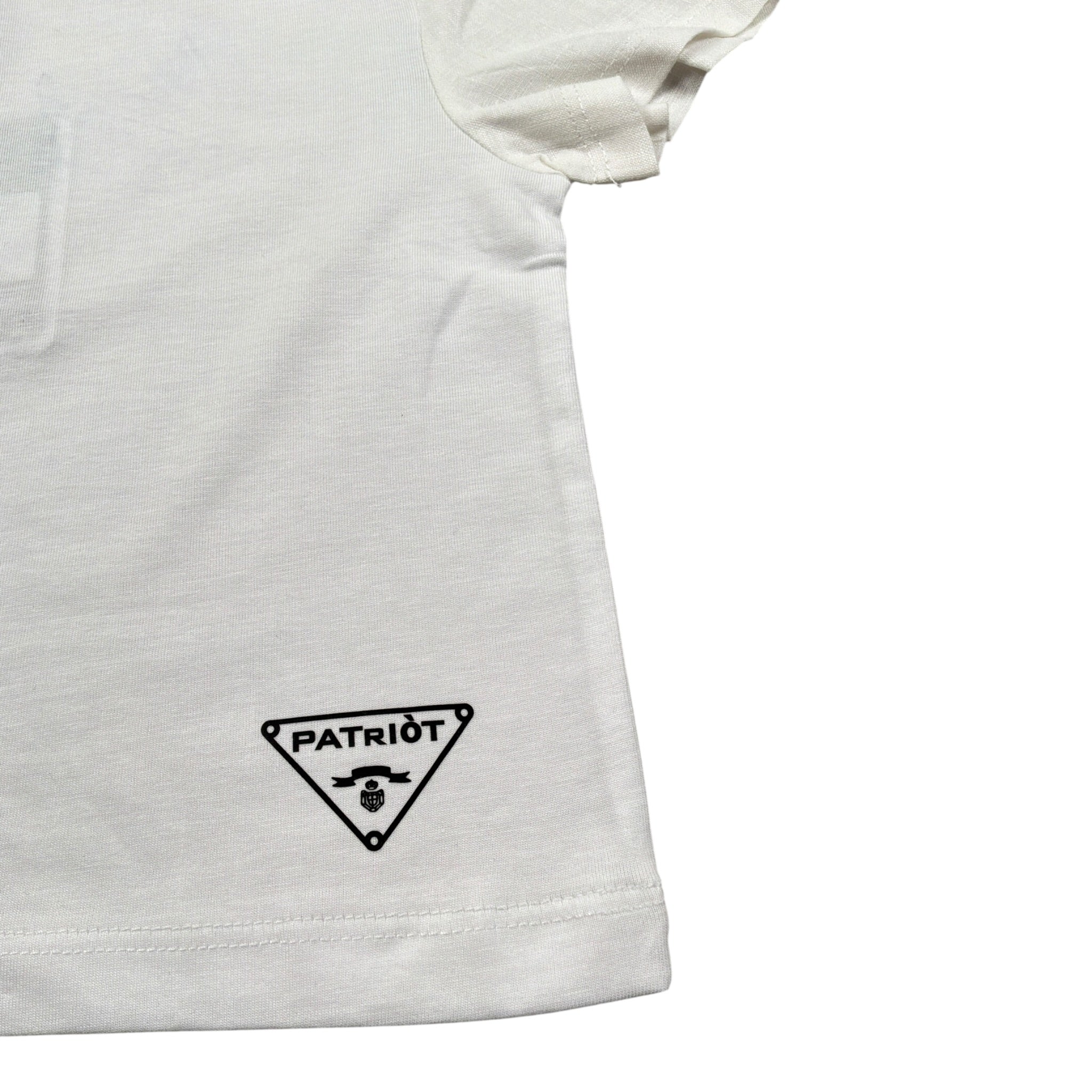 Patriot T-Shirt Girocollo tinta unita Bianco per Neonato TS013 BIANCO PATRIOT 