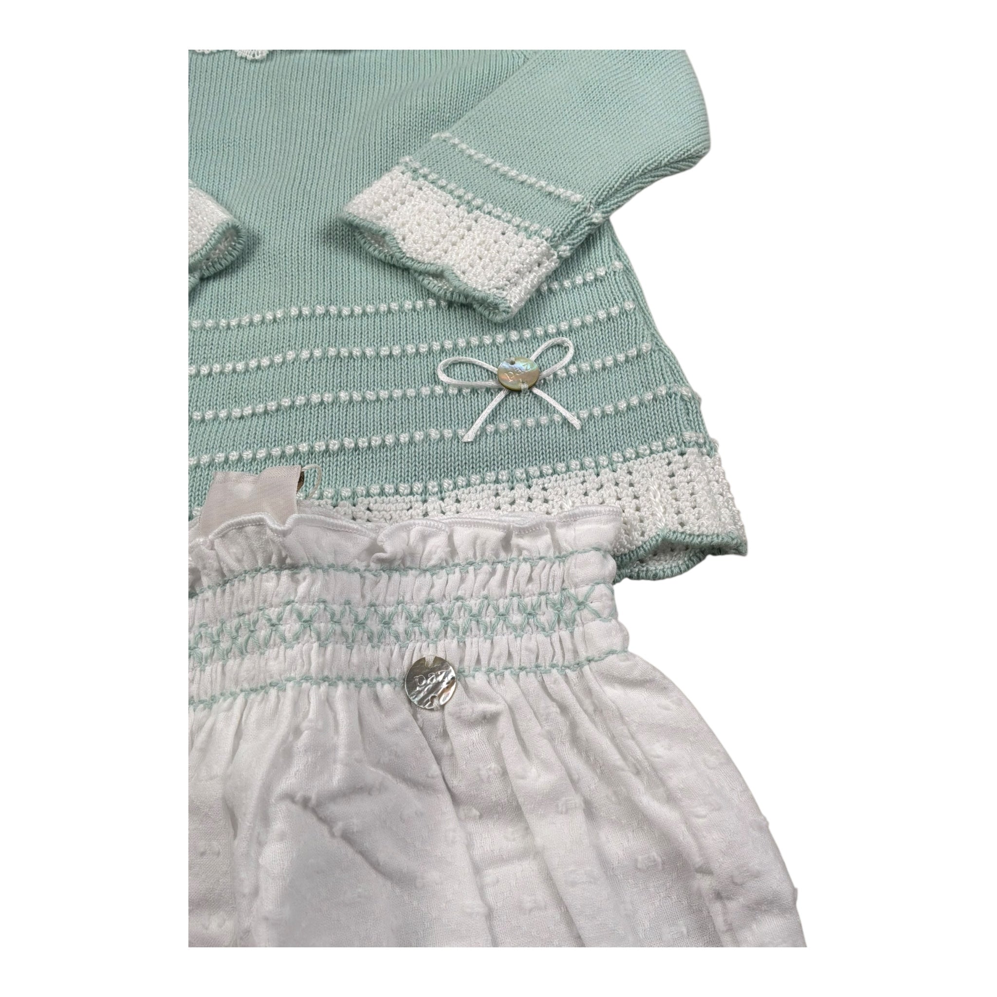 Paz Rodriguez Completo 2 Pezzi Maglia-Culotte per Neonata 003122535 VERDE PAZ RODRIGUEZ 