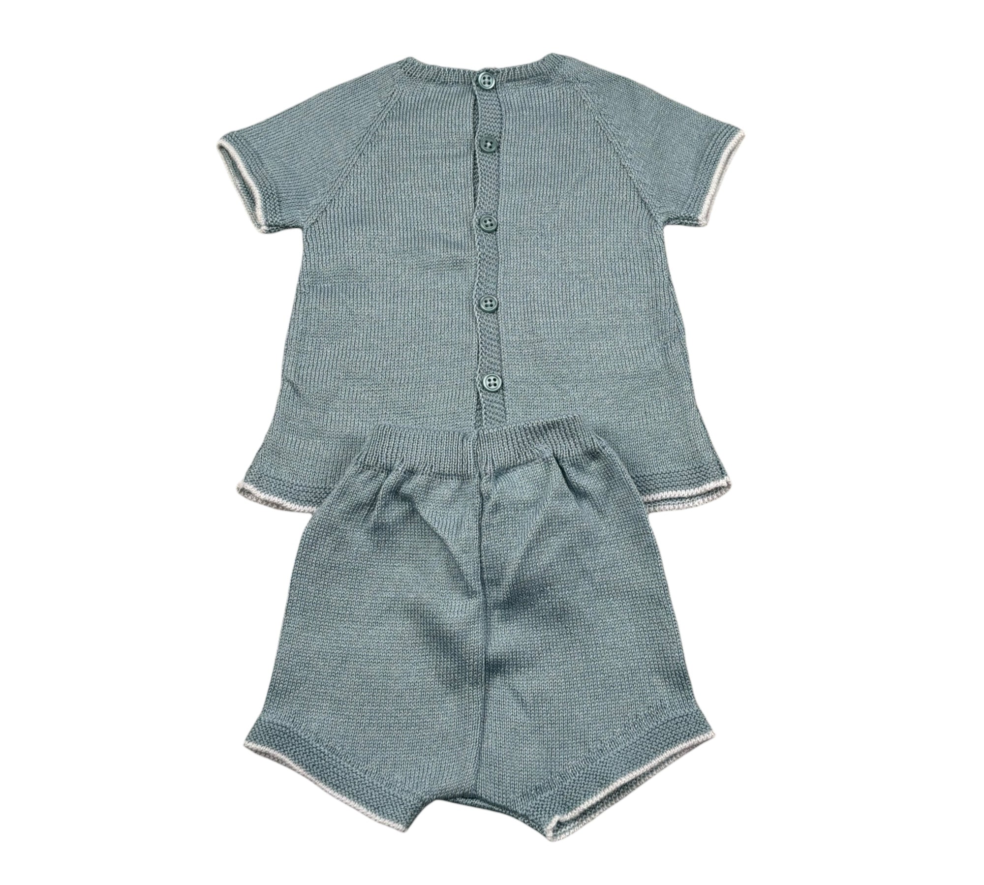 Paz Rodriguez Completo 2 Pezzi T-Shirt-Culotte per Neonato 003122672 AZZURRO PAZ RODRIGUEZ 