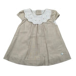 Paz Rodriguez Set Abito Mezza Manica-Coulotte Tinta Unita per Neonata 004152719X BEIGE PAZ RODRIGUEZ 