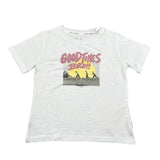 Pepe Feamo T-Shirt Girocollo Tinta Unita con Stampa per Bambino PB503988 BIANCO PEPE JEANS 