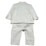 Petit Completo 3 Pezzi Giacca-Pantalone-Camicia per Neonato S3415479LN PANNA PETIT 