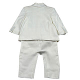 Petit Completo 3 Pezzi Giacca-Pantalone-Camicia per Neonato S3415479LN PANNA PETIT 