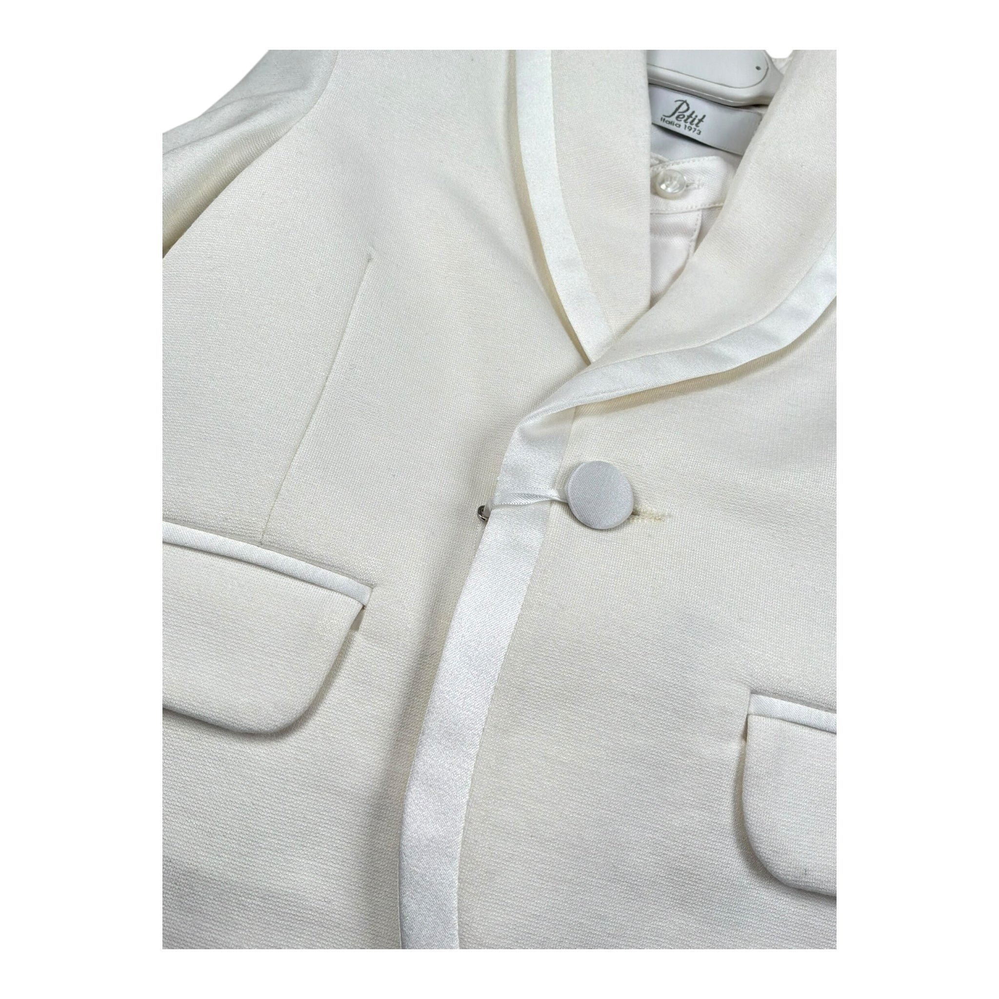 Petit Completo 3 Pezzi Giacca-Pantalone-Camicia per Neonato S3415479LN PANNA PETIT 