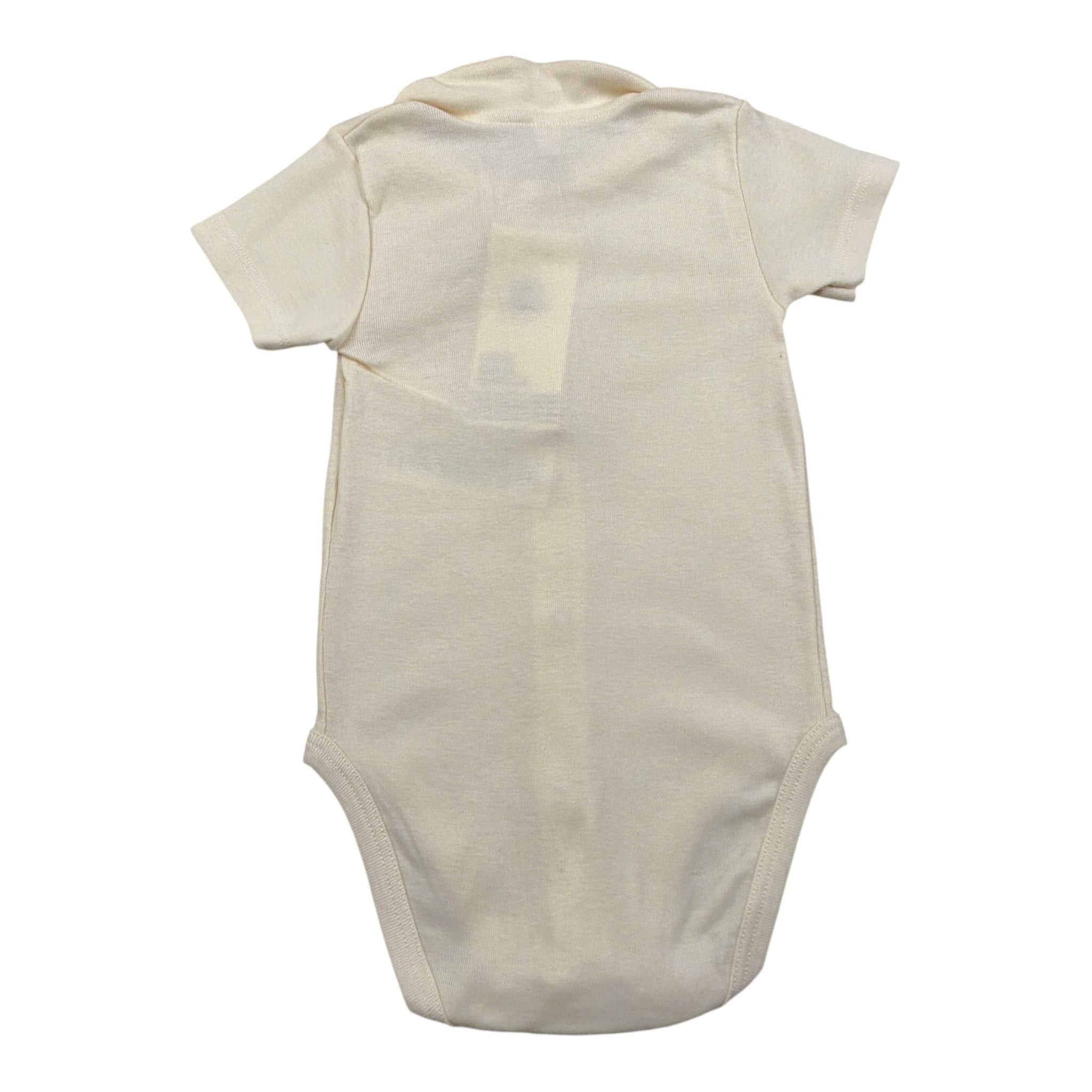 Petit Bateau Body tinta unita Mezza Manica Beige per Neonato A09MP BEIGE PETIT BATEAU 