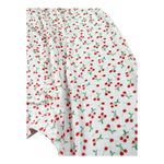 Petit Indi Tuta Tinta Unita con Fantasia Ciliegie per Neonata SS25B1210 BIANCO PETIT INDI 