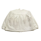 Petit Indi Cardigan Tinta Unita con Bottoni per Bambina SS25B2018 BIANCO PETIT INDI 