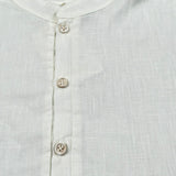 Petit Indi camicia Mezza Manica Girocollo Tinta Unita  per Bambino SS25BK7120X BIANCO PETIT INDI 