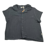 Petit Indi Camicia Mezza Manica Tinta Unita per Bambino SS25BK7326 GRIGIO PETIT INDI 