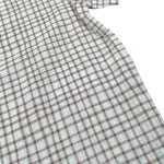 Petit Indi Camicia Tinta Unita con Fantasia A Quadri per Bambino SS25BK7427X BIANCO PETIT INDI 