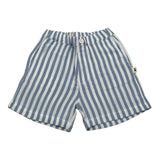 Petit Indi Bermuda Fantasia A Righe Bicolore per Bambino SS25BK7938 AZZURRO PETIT INDI 