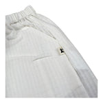 Petit Indi Pantalone Tinta Unita con Elastico In Vita per Bambino SS25BK8140X BIANCO PETIT INDI 