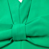 Petit Posh Tuta Intera Tinta Unita Giromanica per Bambina GFBS25023TUX VERDE PETIT POSH 