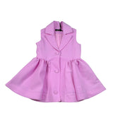 Petit Posh Abito Modello Giacca Tinta Unita Giromanica per Neonata GFBS25052VEN ROSA PETIT POSH 