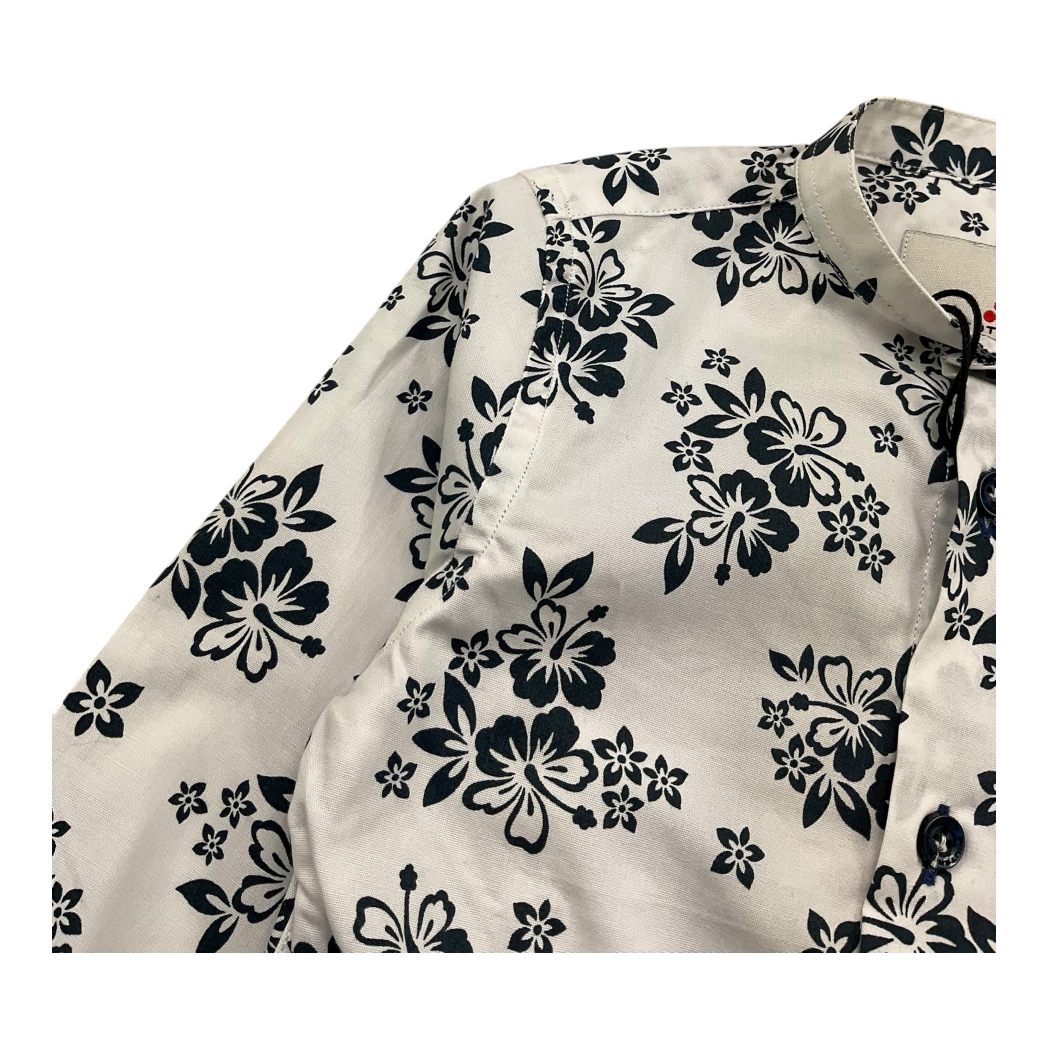 Peuterey Camicia Manica Lunga Tinta Unita con Stampe Floreali per Neonato PTB1755 BIANCO PEUTEREY 