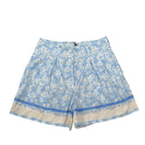 Philosophy Short Tinta Unita con Stampa Fiori per Bambina I1E412X BIANCO PHILOSOPHY 