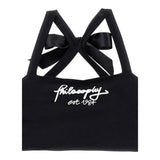 Philosophy Completo 2 Pezzi Top-Gonna Tinta Unita per Bambina I1E500 NERO PHILOSOPHY 