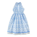 Philosophy Abito Tinta Unita con Fantasia Fiori per Bambina I1E909 AZZURRO PHILOSOPHY 