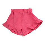 Piccola Ludo Short Tinta Unita con Fantasia A Quadri per Bambina BS10WB063J FRAGOLA PICCOLA LUDO 