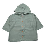 Play Up Giubbino Tinta Unita con Cappuccio per Neonato PA011AQ11401 VERDE PLAY UP 