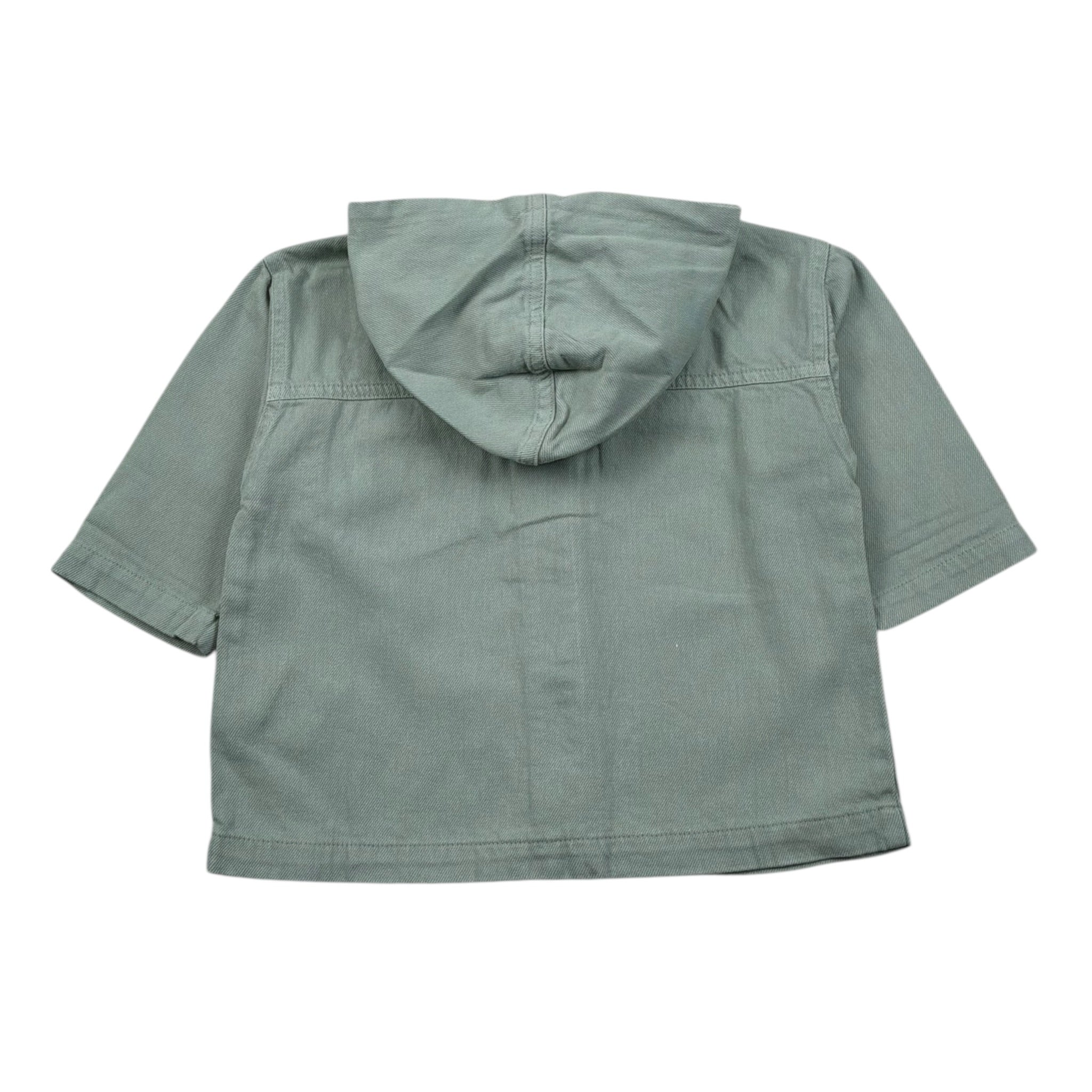 Play Up Giubbino Tinta Unita con Cappuccio per Neonato PA011AQ11401 VERDE PLAY UP 