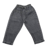 Play Up Jeans Tinta Unita con Elastico In Vita per Neonato PA022AP11605 NERO PLAY UP 
