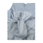 Please Abito Giromania Tinta Unita con Tulle per Neonata AB23290G73 AZZURRO PLEASE 