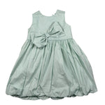 Please Abito Giromanica Tinta Unita per Bambina AB41270G73 VERDE PLEASE 