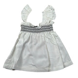Please Camicia Giromanica Tinta Unita per Bambina CC00300G71J BIANCO PLEASE 
