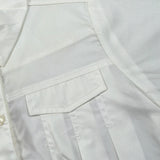 Please Camicia Modello Crop tinta unita Mezza Manica Bianco per Bambina CC93270G72 BIANCO PLEASE 