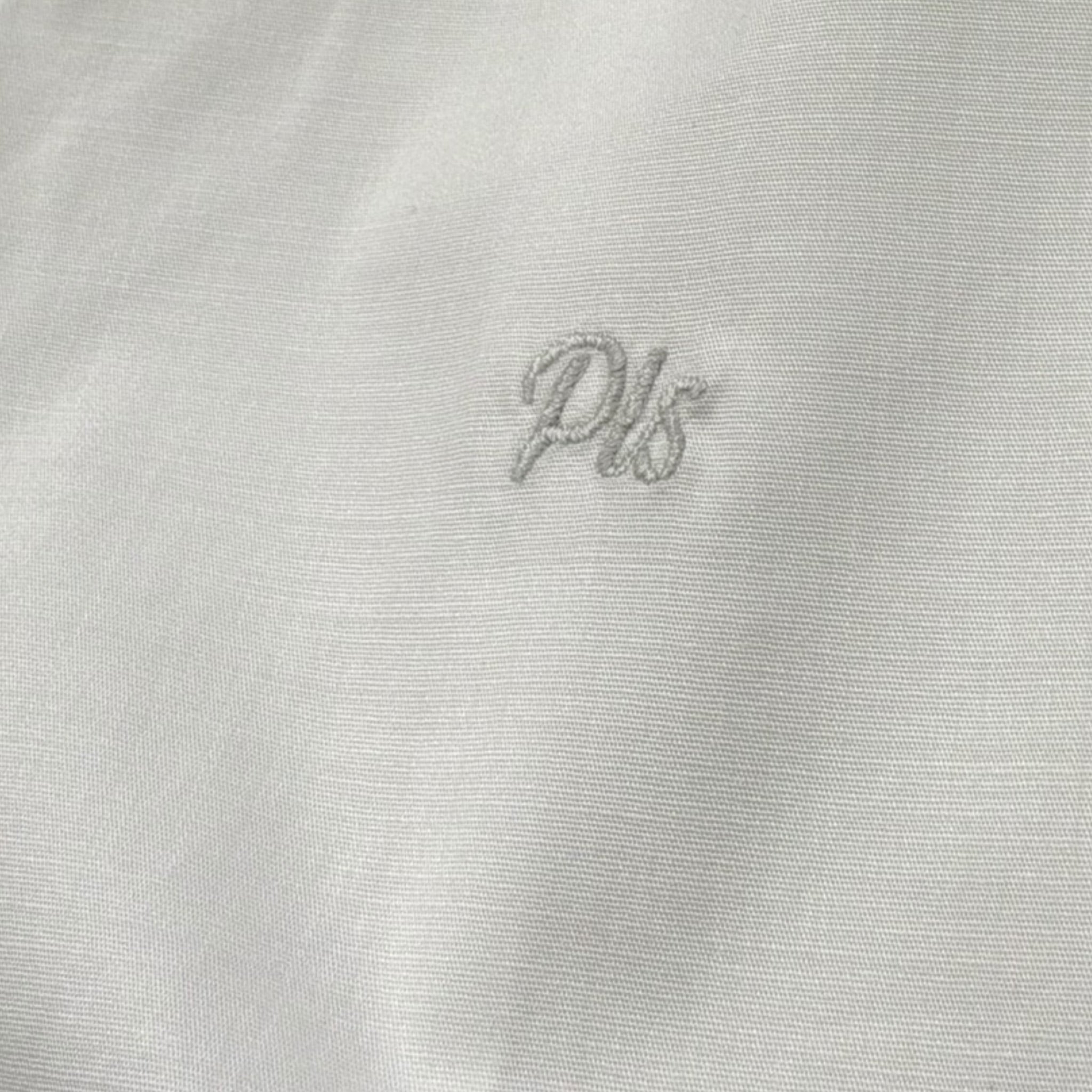 Please Camicia Tinta Unita per Bambino CL17270B73 BIANCO/GRIGIO PLEASE 