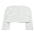 Please Coprispalle Tinta Unita per Bambina LG02042G73 BIANCO PLEASE 