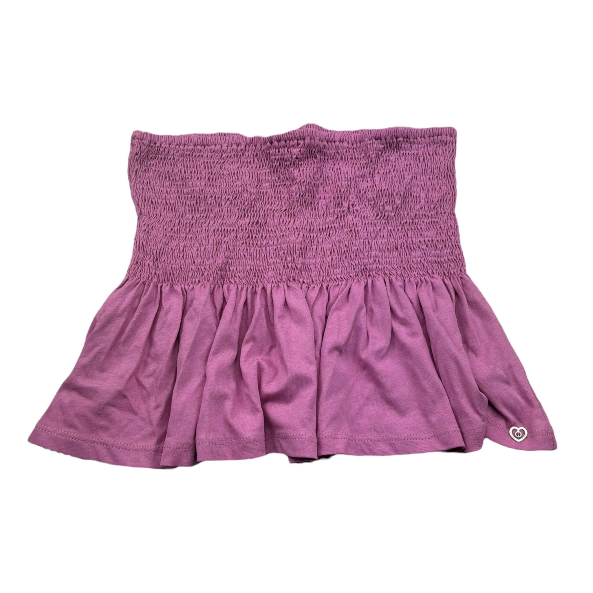 Please Top Tinta Unita con Logo per Bambina M025030G72 ROSA PLEASE 