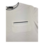 Please T-Shirt Girocollo Tinta Unita per Bambino MB15280B73 BIANCO PLEASE 