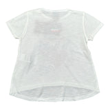 Please T-Shirt Girocollo tinta unita con Stampa Bianco per Neonata MB28030G BIANCO PLEASE 