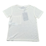 Please T-Shirt tinta unita con Taschino Panna per Bambino MBB9030B72X PANNA PLEASE 