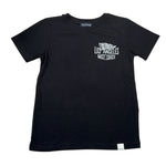 Please T-Shirt Girocollo tinta unita con Stampa Nero per Bambino MBC6030B72 NERO PLEASE 