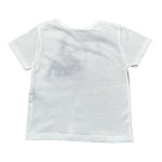Please T-Shirt Girocollo tinta unita con Stampa Bianco per Neonata MBF8030G20 BIANCO PLEASE 