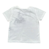 Please T-Shirt Girocollo tinta unita con Stampa Bianco per Neonata MBF8030G20 BIANCO PLEASE 